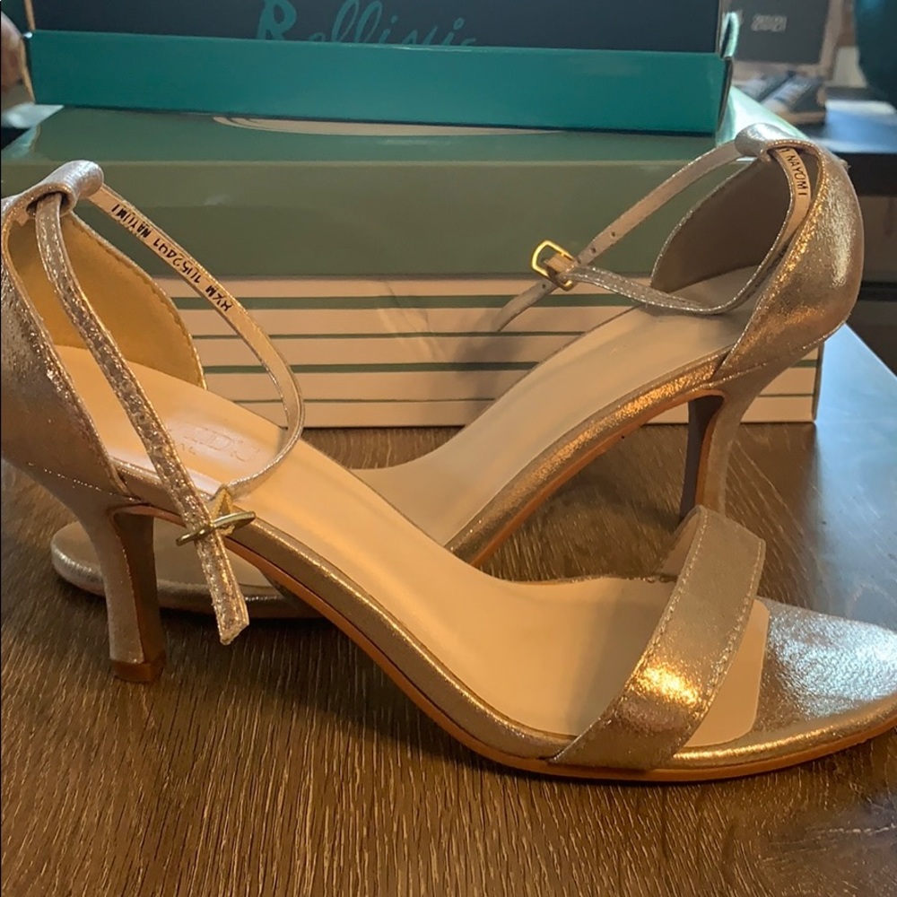 Rose gold shoes